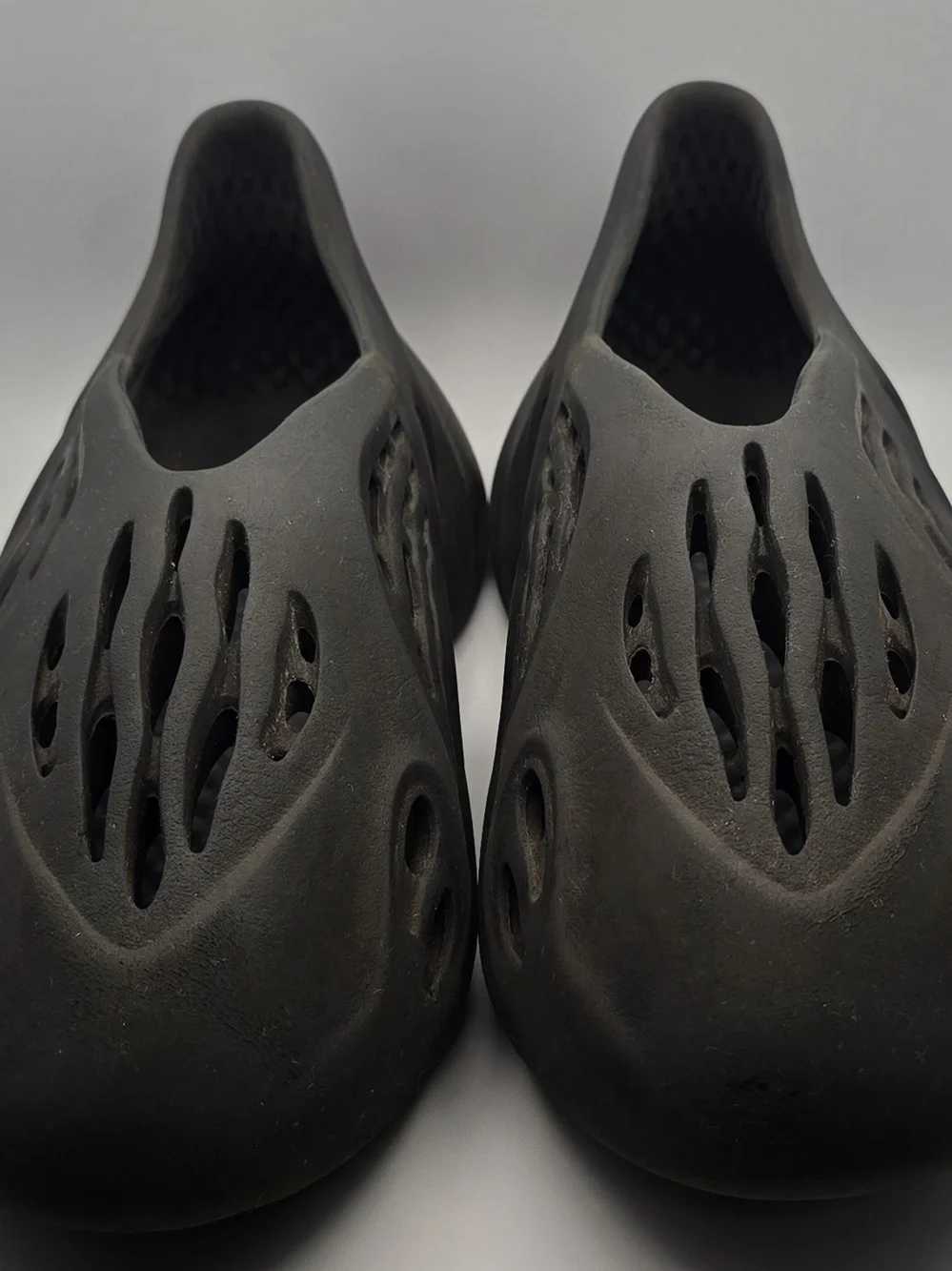 Adidas Black Sculptural Slip-On Foam Shoe